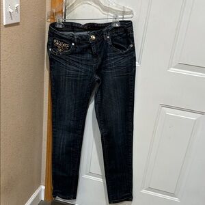 L.A. Idol Midnight Black Skinny Jeans